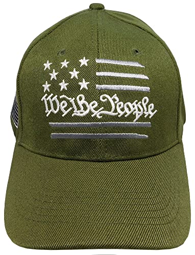 Gorra ajustable Trade Winds bandera USA verde oliva miniatura 3