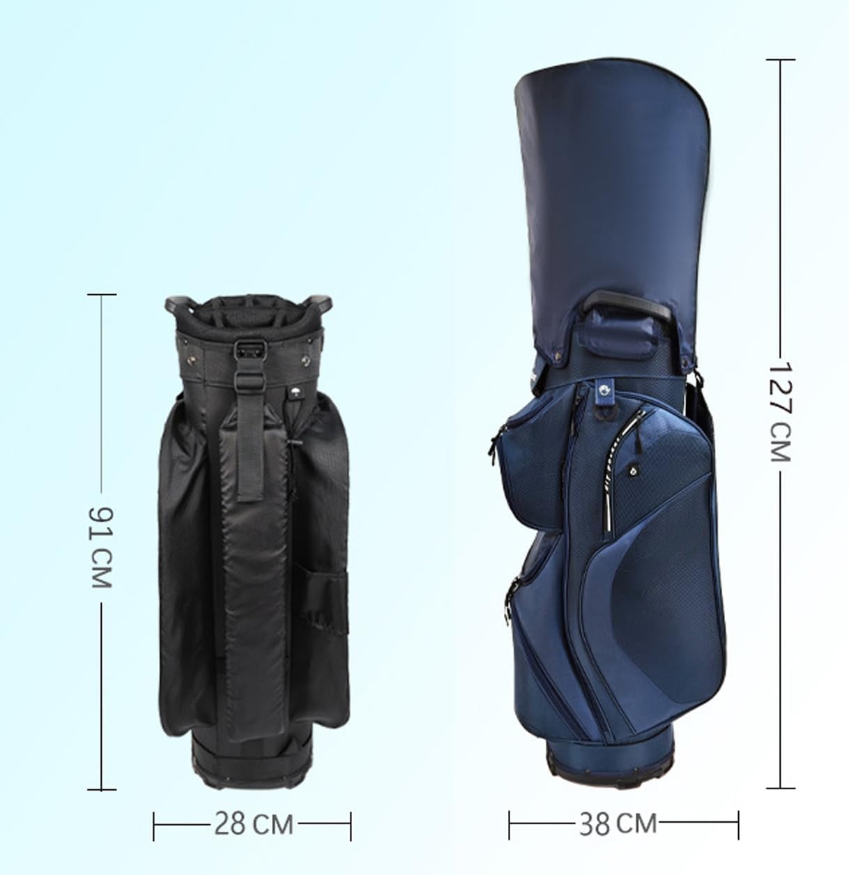 Golf Club Bags for Men/Women, Golf Cart Bag with 15 Way Divider | Lightweight Golf Bag with Multiple Pockets for Golf Course