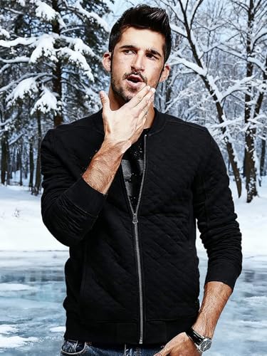 Image of fanideaz Mens Diamond Cut Puffer Jackets regular fit Bomber Jacket for Man|Stylish Winter Jackets Men| Fashionable and Comfortable Jacket for Men Stylish
