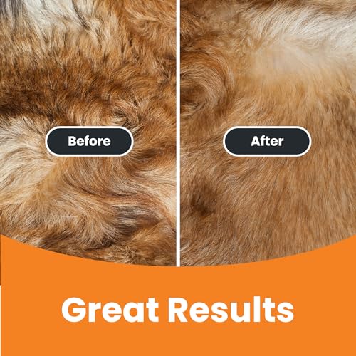 GoPets Self-Cleaning Slicker Brush for Dogs & Cats, Deshdding & Dematting Comb with Retractable Bristles for Easy Cleaning, Undercoat Grooming Tool, Non-Slip Handle, Detangler for Mats & Loose Pet Fur - Thumbnail 3