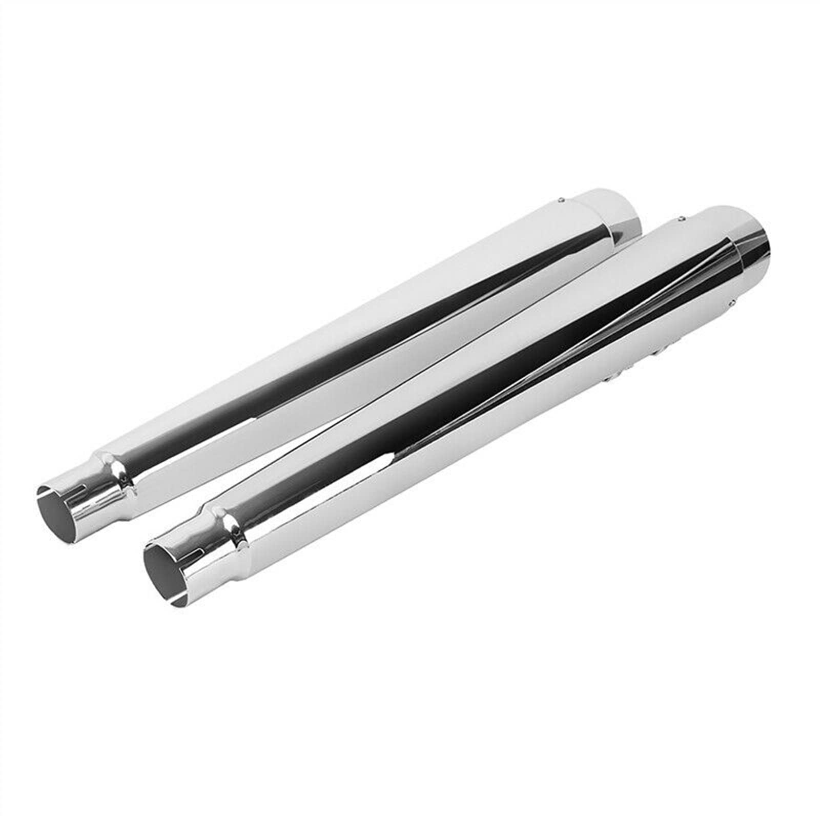 Moto 4 "Megafono Slip-On Silenziatori Di Scarico Per Harley Bagger Touring Electra Glide Road King 1995-2016