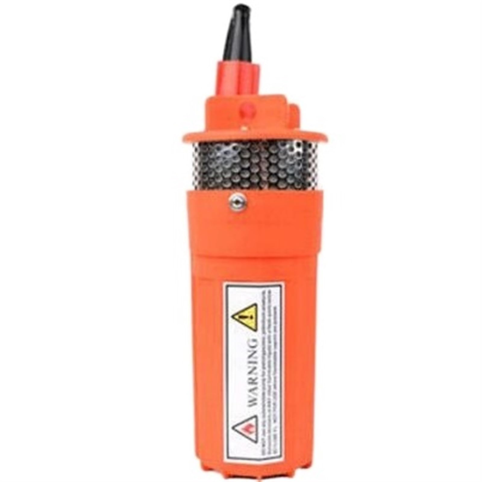 Bomba Sumergible De Pozo Profundo 12V, 24V, 6 L/min, Elevación 70 M, For Paneles Energía Solar, Mini Transferencia Agua Eléctrica Pequeña Funcionamiento Suave Caudal Constante Fiable(Orange Display)