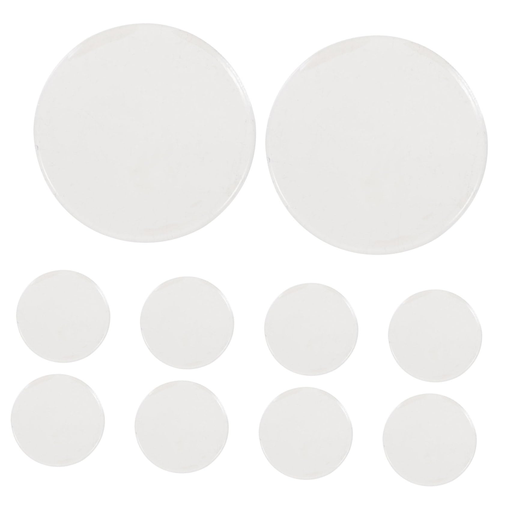 FOMIYES 3sets Lash Pads Round Silicone Lash Pallet Pads Eyelash Extension Supplies for Makeup Artists 10pcs*3