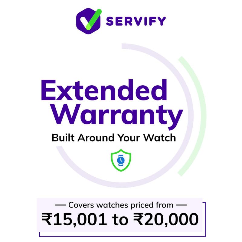 Image of Servify Care 2 Year Extended Warranty for Watches Between 15001-20000 (Email Delivery, No Physical Kit)