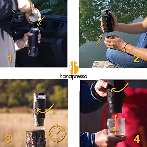 HANDPRESSO - tragbare Akku Kaffeemaschine E- Presso 21700 | Camping Kaffeemaschine Auto Nespresso-Kapseln | tragbare… – Bild 4