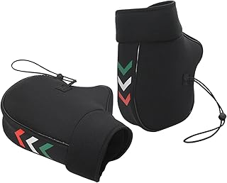 Dynwave 2 pçs motocicleta quente guiador luvas guiador muffs atv acessórios de inverno durável universal motocicleta guiador luvas