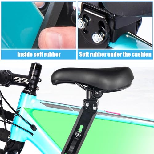 XPJBKC Fahrradsitz Kinder Vorne, Kinderfahrradsitz Vorne Lenker, Kindersitz Fahrrad Vorne für Von 2-6 Jahren, Abnehmbarer Fahrradkinder Sitze für Einige Fahrräder Flachen und Geneigten Rohren