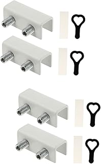 OSALADI Window Locks Security 4 Pcs Sliding Window Lock Window Security Lock Child Door Locks Lock for Refrigerator Door Sliding