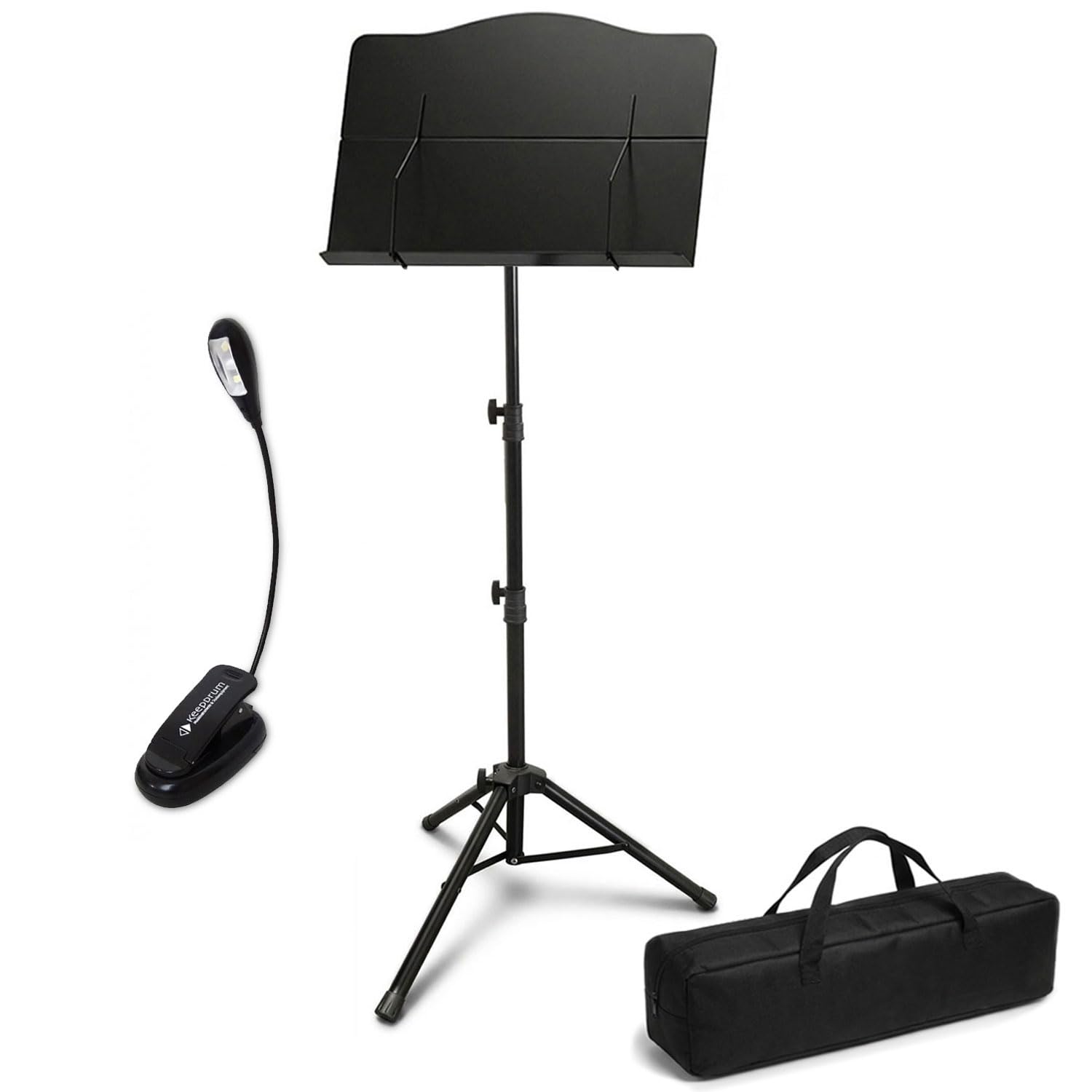 keepdrum MUS024 - Atril plegable con luz LED