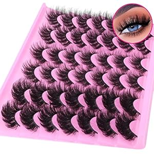 Mink Lashes Fluffy False Eyelashes ...