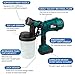 NEU MASTER Cordless Paint Sprayer, Cordless Spray Paint Gun with 3 Spray Patterns and Adjustable Valve Knob for Painting Ceiling, Fence, Cabinets, Walls