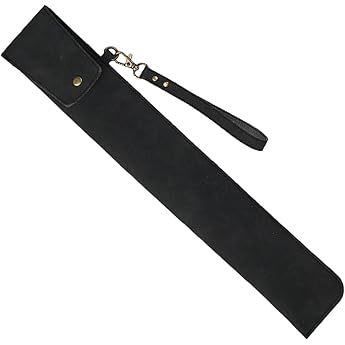 2025 New Drum Stick Case Compact Handle Stick Drum Bag Travel Home Space Saving 7cm x 42cm Black