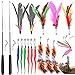 GOLDGE 17PCS Jouet à Plumes pour Chats, Baguette Rétractable Interactif Amusant Jeu, Jouet avec Plumes Rechange pour l'intérieur Chats et Chatons