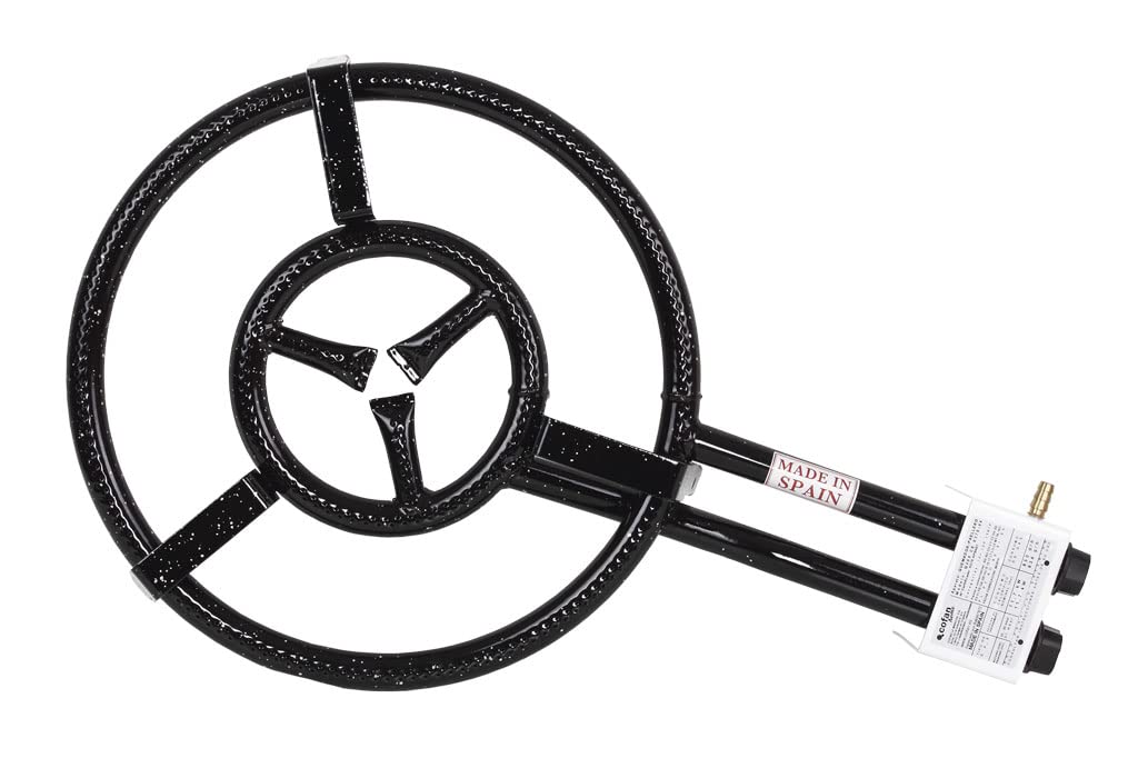 Cofan Quemador paellero a gas butano/propano | Diámetro: 40 cm | Apto para paelleras de acero