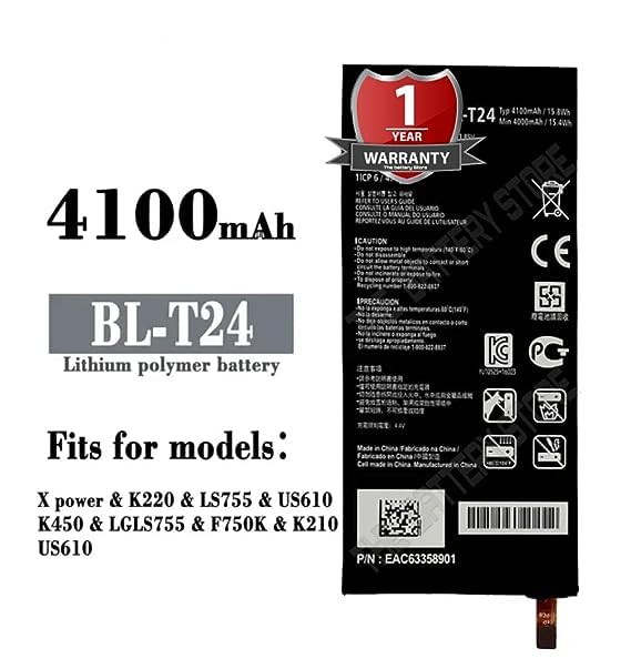 Image of Original BL-T24 Battery for LG K220 X Power k220DS /k220DSK /k220DSZ /K220Y /k220Z /lS755 Battery with 1 Year Warranty **(J0020)