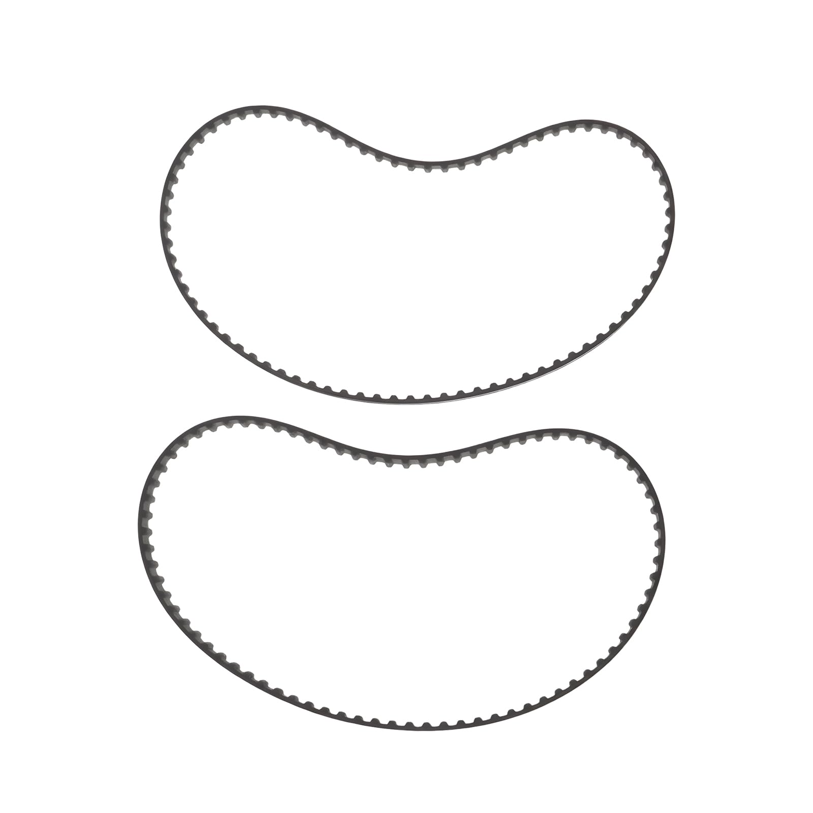 Ecsing Black 2 Set Sander Timing Belt 662572002 662572001 16X0.25 In 16X0.375 In Compatible With Ryobi Oss450