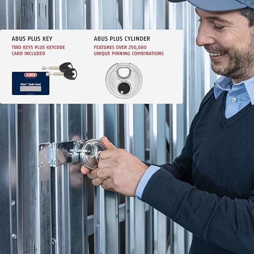 Abus 20/70 KD B Diskus 20/70 Heavy Duty Stainless Steel Disk Padlock thumb #2