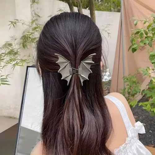 Muumoo Y2K Gothic Bat Wing Hair Claw Clip thumb #4