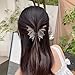 Halloween Bat Hair Claw Clips - Metal Black Metal, Punk Style for Halloween & Costume Parties, 1Pcs Hair Clip for Thin Thick Hair Punk & Y2K-Style for Updos & Braids