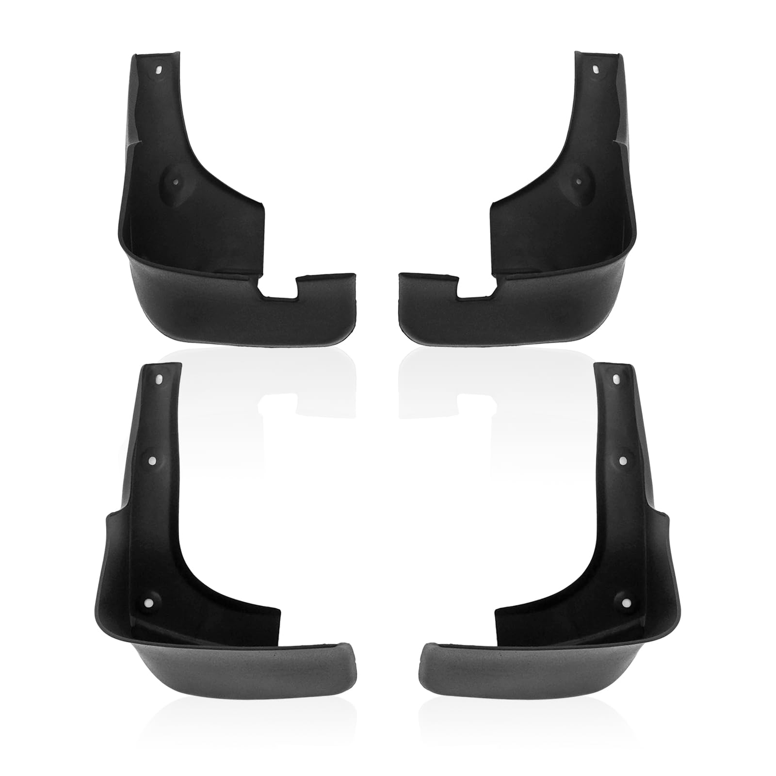 IKON MOTORSPORTS Mud Flap, Compatible with 2004-2009 Lexus RX330 RX350 RX400h, Black PP Polypropylene Mud Guards Splash, Front Rear 4PCS Set