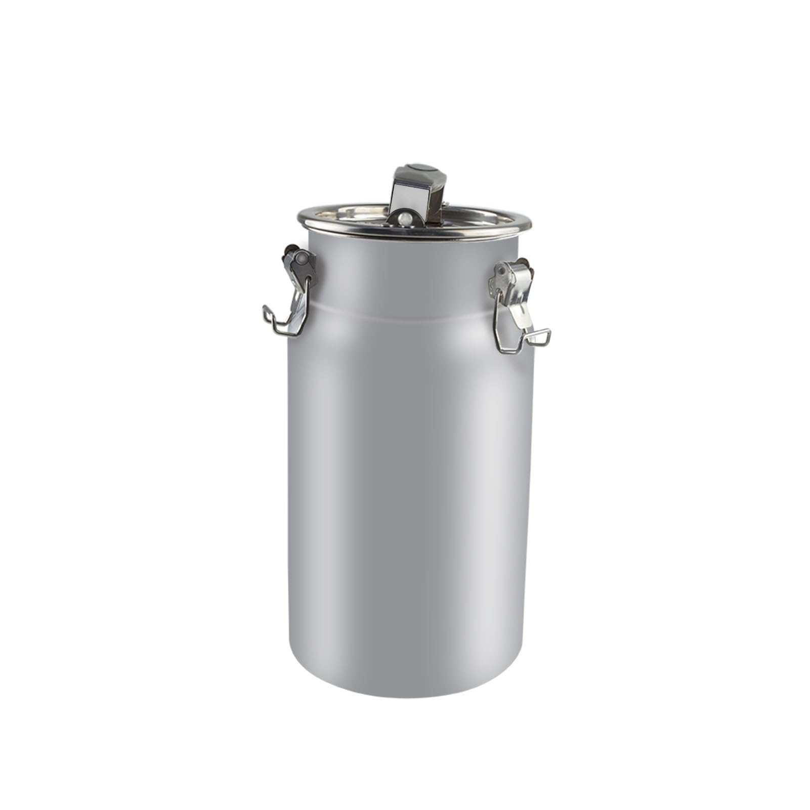 Portables Seau à Lait en Acier Inoxydable Seau De Transport De Lait Seau À Vin Pot Bidon Huile avec Couvercle Poignées Hermétique Récipient