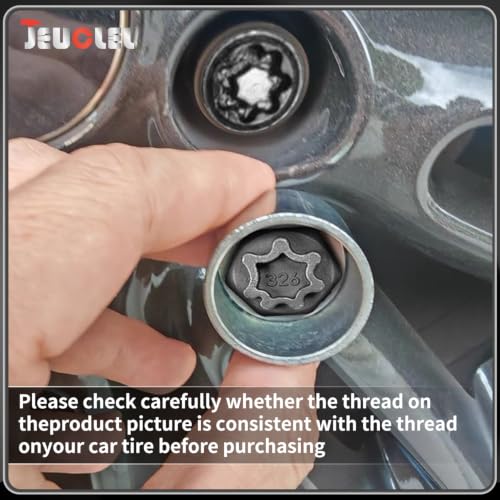 Image of 326 Wheel Locking Nut Key for Mercedes Benz, Lug Nut Removal Tool