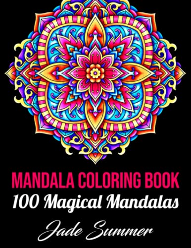 Image of Mandala Coloring Book: For Adults with 100 Magical Mandalas