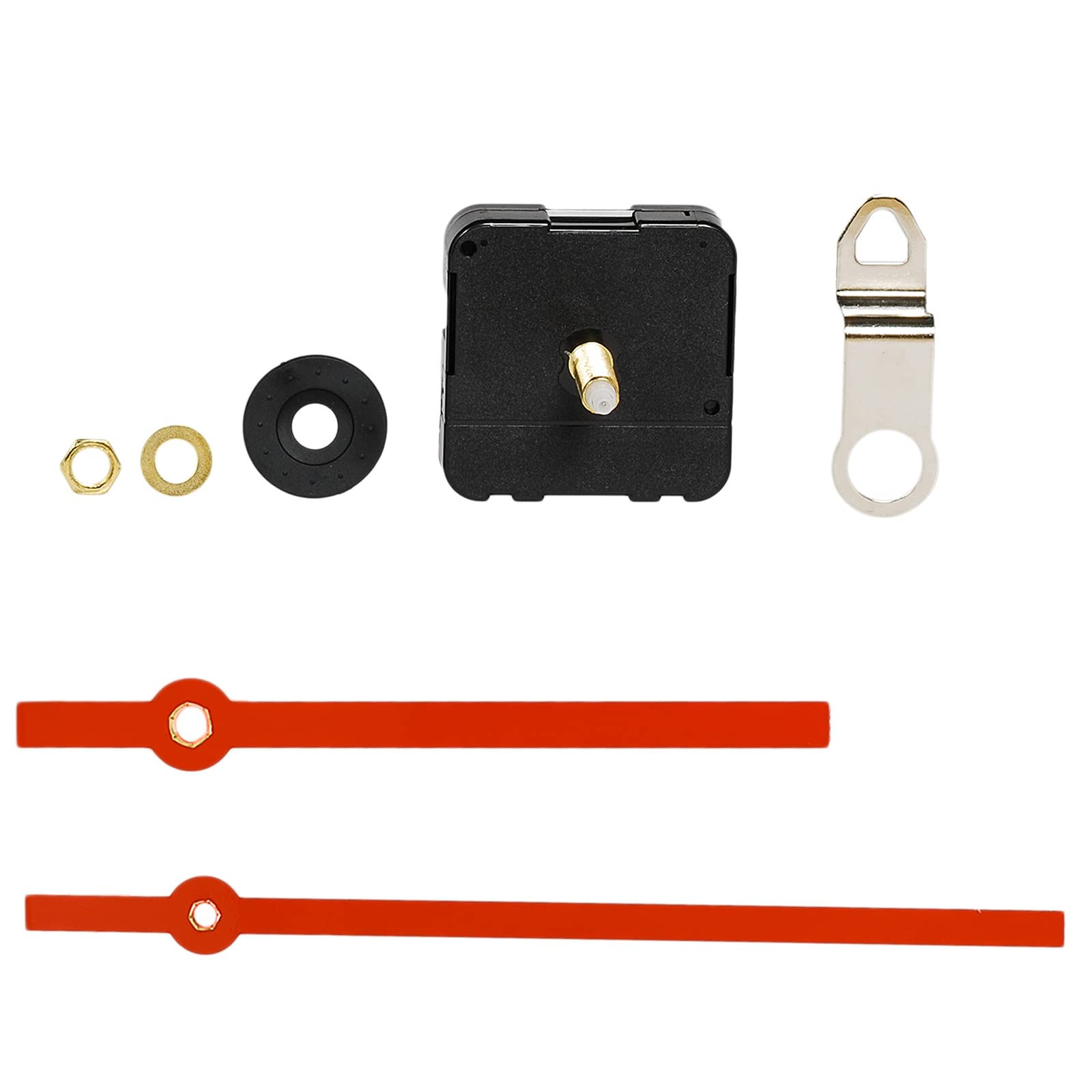 Carkio Hicarer High Torque Clock Movement Mechanism,31MM (1-1/5 inches) long Shaft DIY repair quartz wall clock movement watch repair kit, 8 pieces