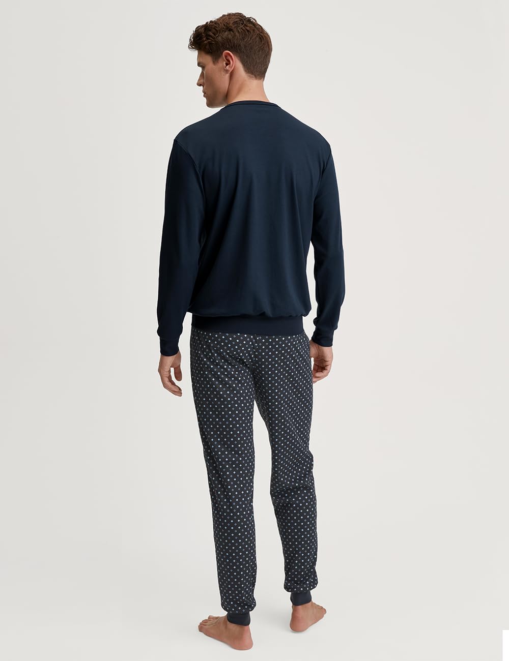 CALIDA Relax Streamline Bündchen-Pyjama Herren