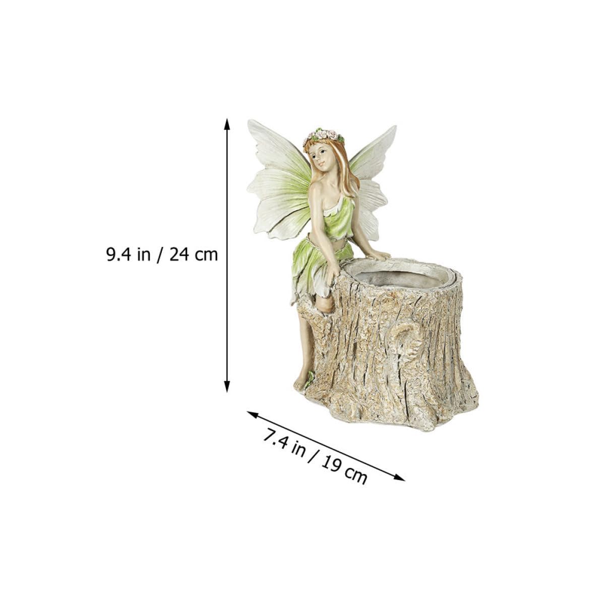 Happyyami 2 Szt Wróżka Kwiatowa Wazon Dekoracje Roślinne Sadzarki Na Zewnątrz Bogini Statua Wróżka Rzeźba Statua Mikro Twarz Sadzarka Na Sukulenty Żywica Rustykalna Doniczka Kreatywna