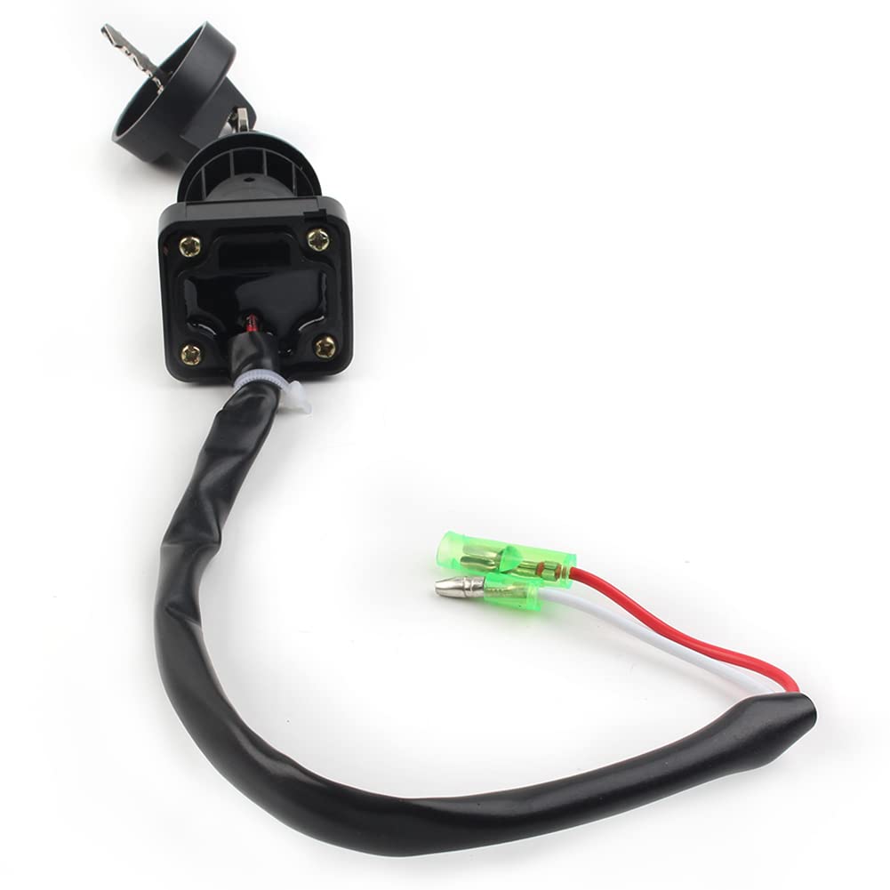 Cnsodo15 Motorcycle Ignition Switch Lock Set w/Key 2 Wire