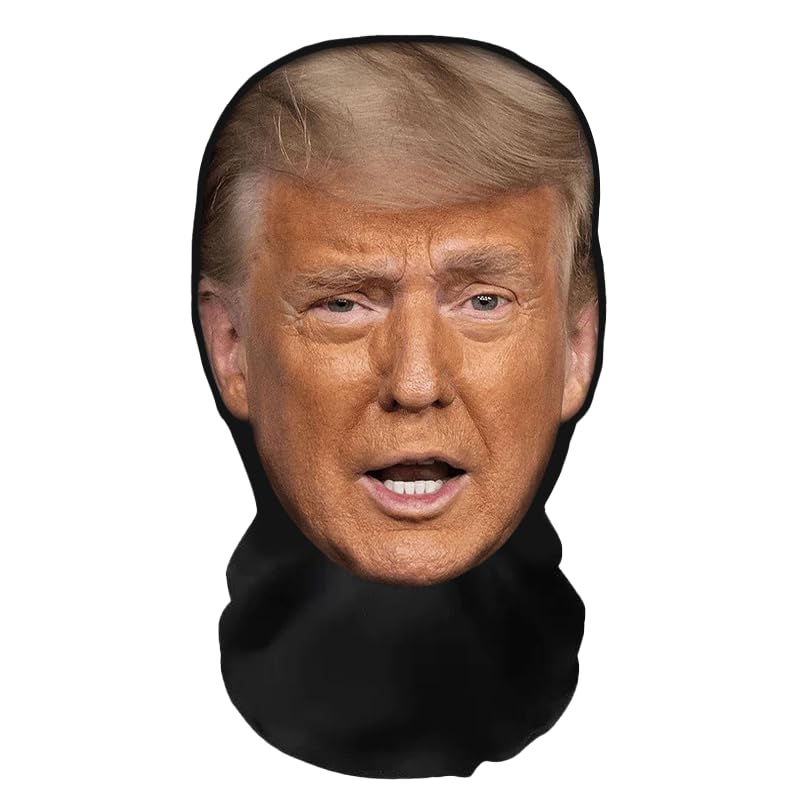Aristo Solutions Realistische Donald Trump 3D-Druck Vollgesichtsmaske – Atmungsaktiv, leicht & bequem, ideal für Cosplay, Partys, Halloween, Karnveal & Events Mr President