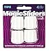 LEG TIP RBR WHT 1" 4PK