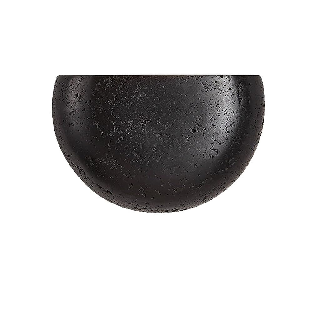 HXYSXHJUO G4 Base Black Travertine Wall Sconce, Nordic Style Mounted Lighting Fixtures, Personalized Single Head Light, Corridor TV Cabinet Living Room Decorative Lamp