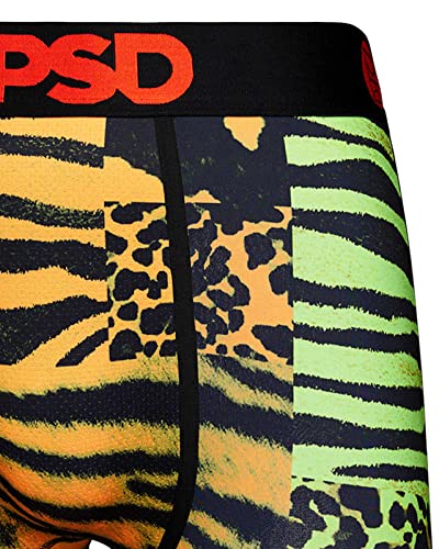 PSD Men's Skins Glow Boxer Briefs, Multi, L3