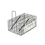 高儀(Takagi) ねずみ捕獲カゴ 角型 小 ブラック 繰り返し使用 4907052749948