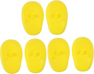 WRITWAA 6 Piezas Orejeras de silicona protector de oídos para mujeres muriendo orejeras de peluqueria cubiertas para los oídos de tinte para el cabello de oídos de peluquería