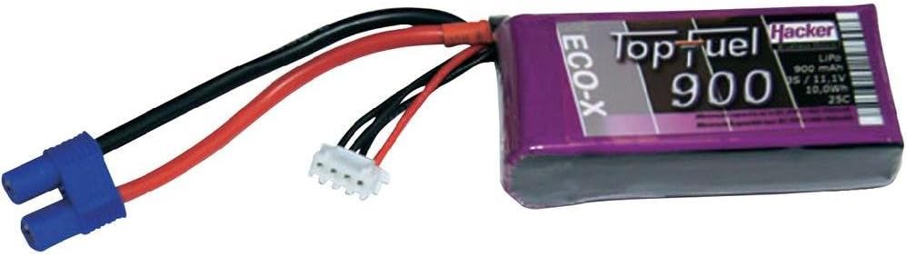 Hacker () Lipo Battery 11.1 V Connector System EC3 XH