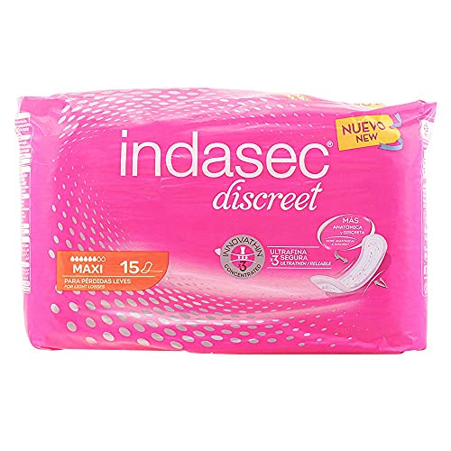 Indasec Discreet Maxi, 15 unidades