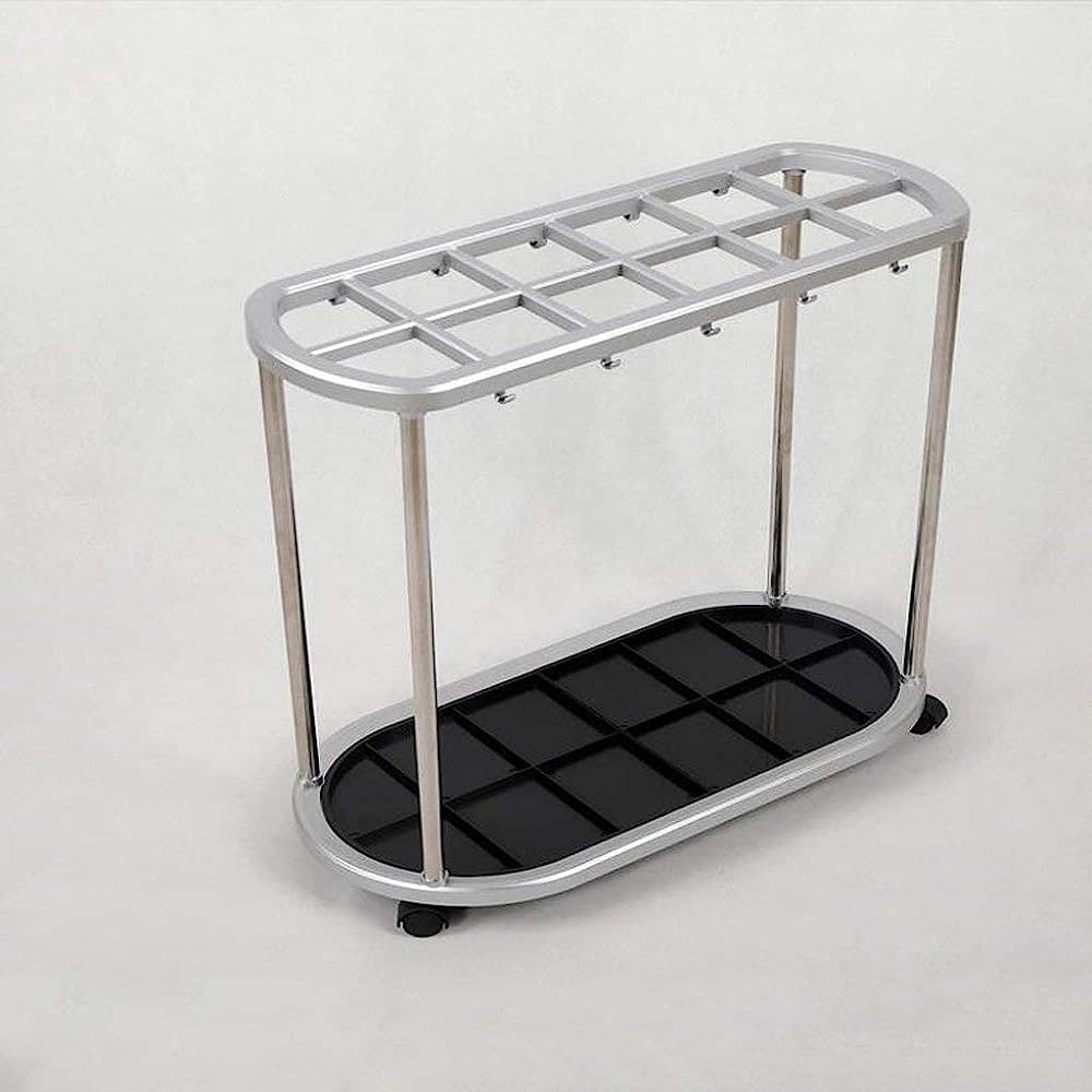 Porte-parapluies sans roulettes stable pour ranger 12 pièces