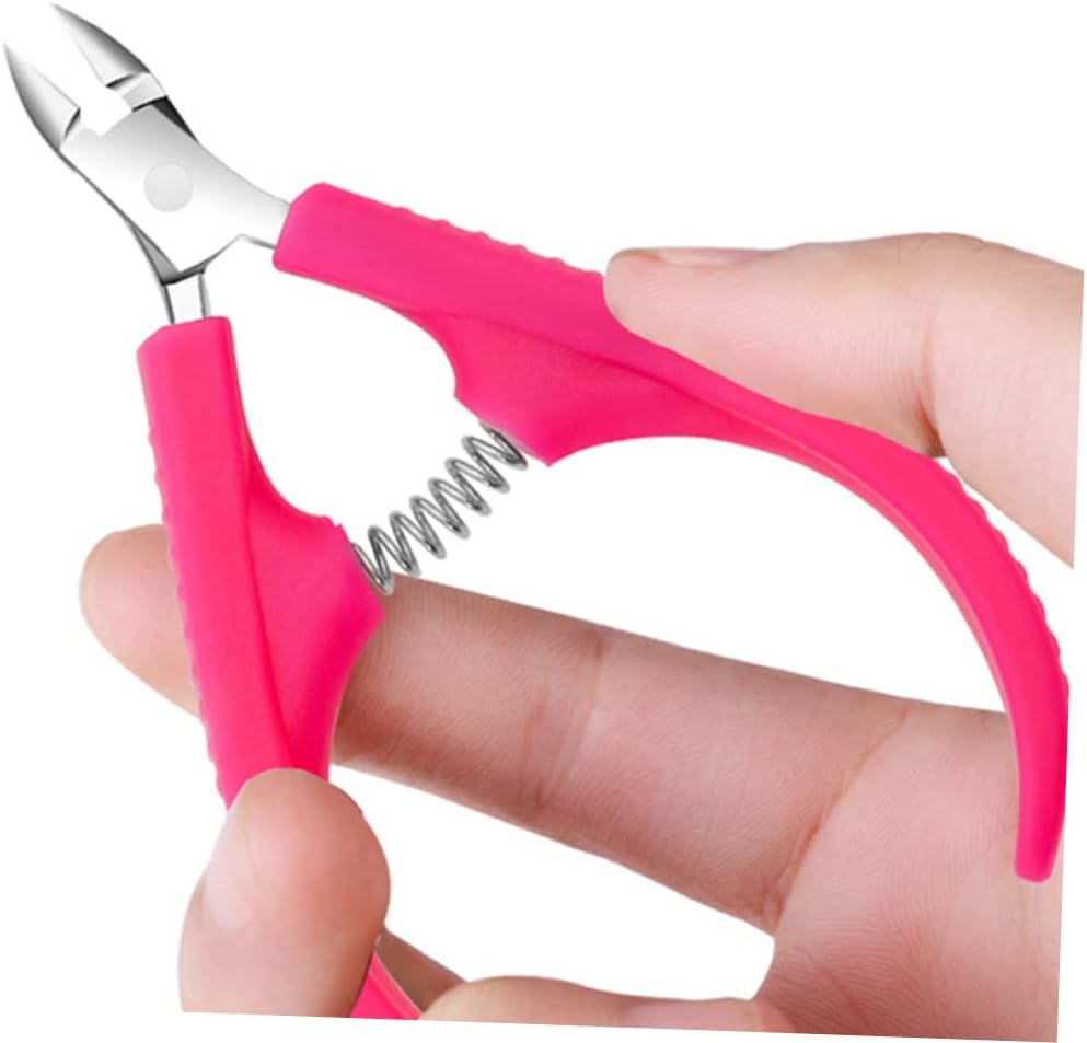 2Pcs Professional Cuticle Nipper with Handles Stainless Steel Dead Skin Remover and Manicure Cuticle Trimmer for Precise Nail Art and Salon Use Portable and Easy to Use