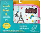 Jaq Jaq Bird Erasable Doodle Pad for Kids,Reusable Mess-Free Coloring and Toddlers Learning Toys-chalkboard and Drawing Books-Includes 4 ButterSitx Chalks-Paris