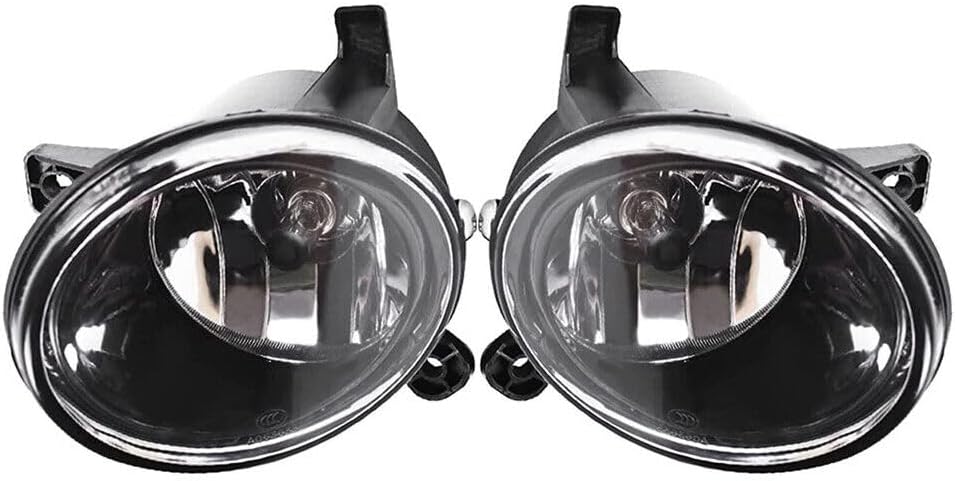 Pair of Front Fog Driving Lights with H11 Halogen Bulbs for 2009-2017 Audi Q5 | Fits OE 8T0941699B 8T0941700B | Left + Right Set