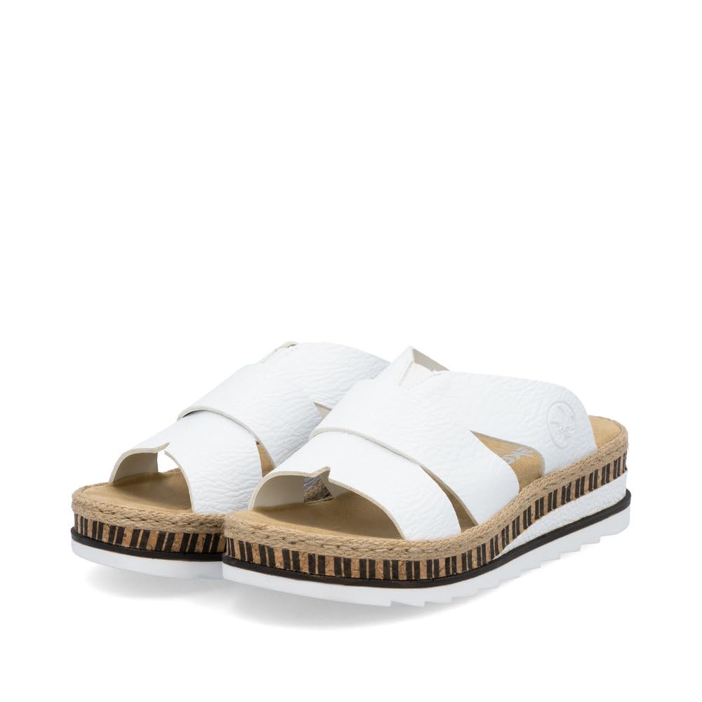 Rieker Femme Chaussures Basses V7989, Dame Mocassin,Chaussons