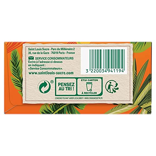 SAINT LOUIS - Morceaux Sécables Sucre De Canne 1Kg - Lot De 4