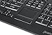 Perixx Periboard-313 Wired USB Backlit Keyboard with Touchpad, Full Size Layout, 3 Level LED Backlit Design, Black, US English Layout (11445)