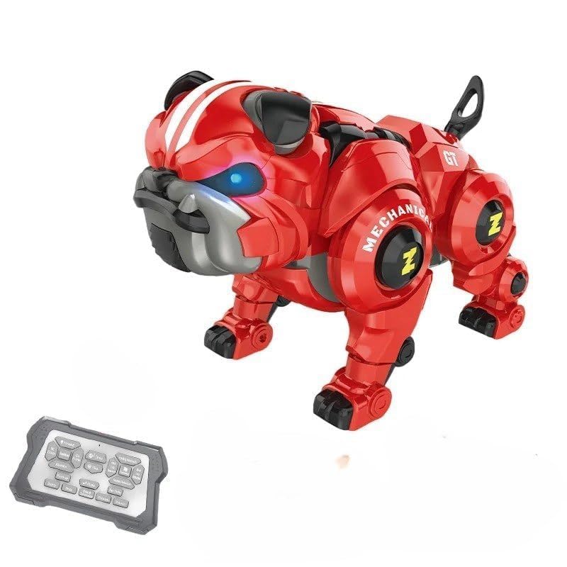 Onecado Robot Dog for Kids, Remote Control Robot Rechargeable Programing Stunt Robo Dog with Sing, Dance, Touch Function,Robotic Dog Toy for Boys Ages 5+ Birthday Gifts,Red(Stunt Dog Pet Red)-image-29