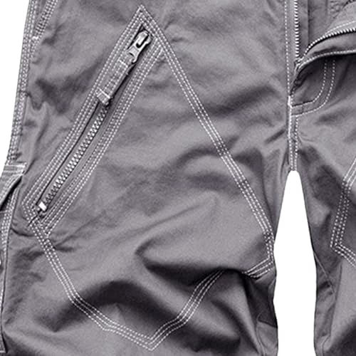 Bermuda cargo de algodón para hombre gris talla 33 miniatura 2