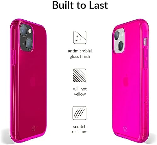 Miniatura 20 de VELVET CAVIAR Funda para iPhone 14 Pro, probada en caídas de 10 pies, purpurina transparente Bratz Bratz Pack Glitter,Blonde Tortoise,Sueños de