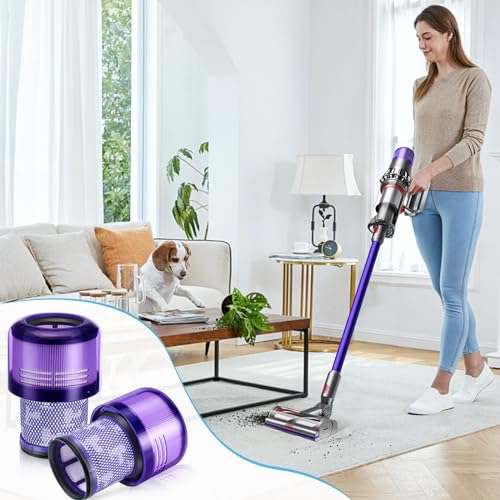 Miniatura 6 de 2 Filtros Para Dyson V11 V15, 2 Pack Reemplazo Para Vacío Inalámbrico V11, Filtro Para Dyson V15 V11 Sv14 Sv17sv22 Detect Animal Absolute Extra Pro Torque Drive Vacuum.Reemplace 970013-02